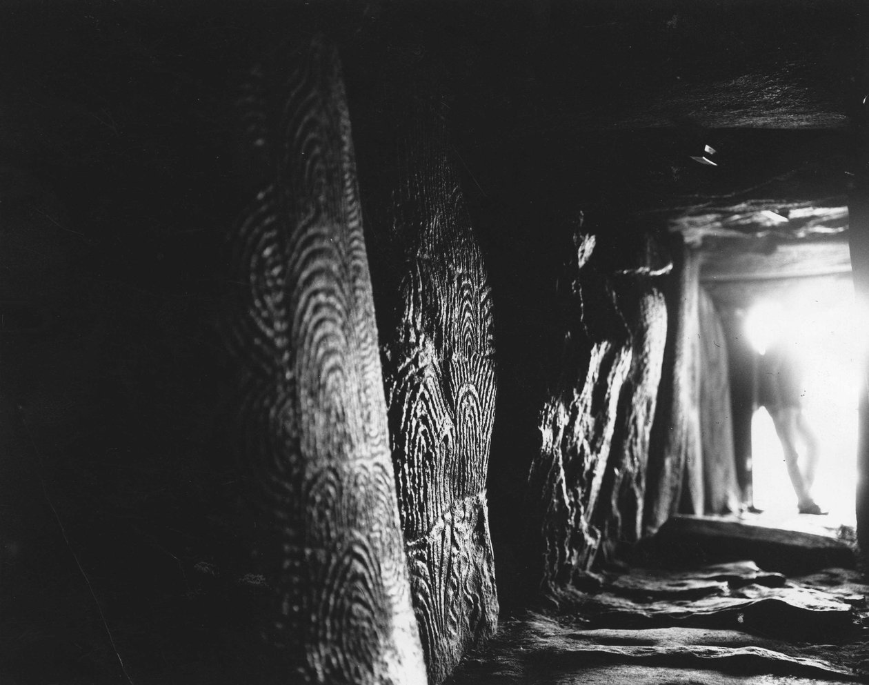 Prehistorie: gegraveerde stenen van Gavrini of tumulus van Gavrini - Morbihan door Prehistoric Prehistoric