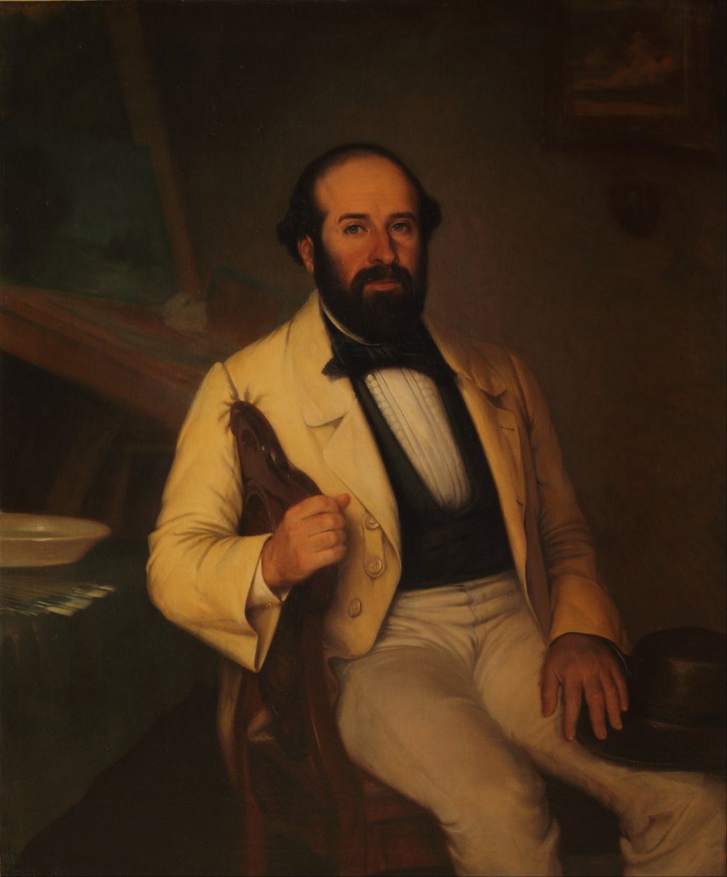 Portret van Santiago Calzadilla door Prilidiano Pueyrredon