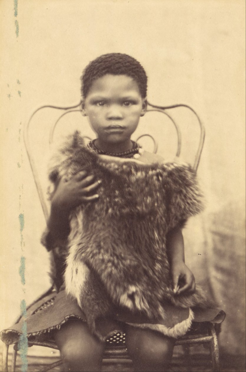 Betty, hottentot meisje, 9 jaar. door Napoleon Bonaparte