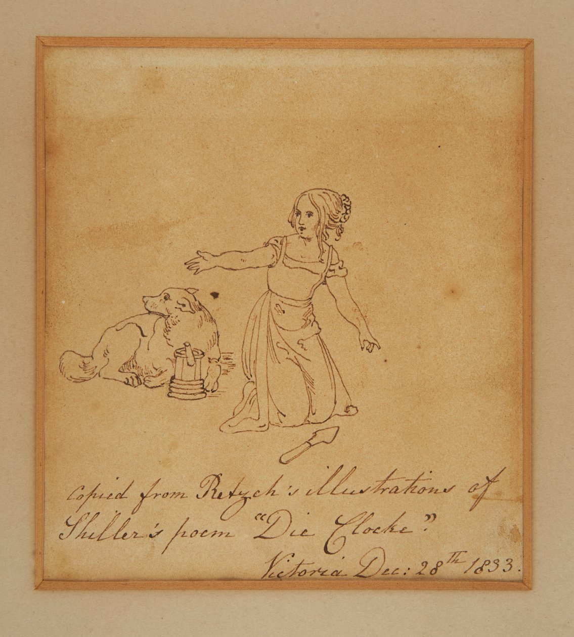 Schets door Prinses Victoria door Princess Royal (1840 1901) Victoria
