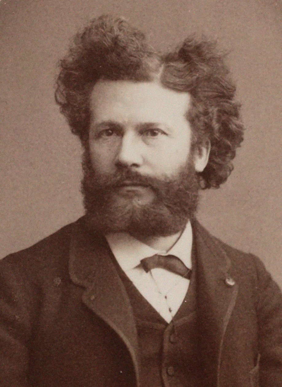 Portret van Camille Flammarion 1842-1925, 1884 door Prudent René Patrice Dagron
