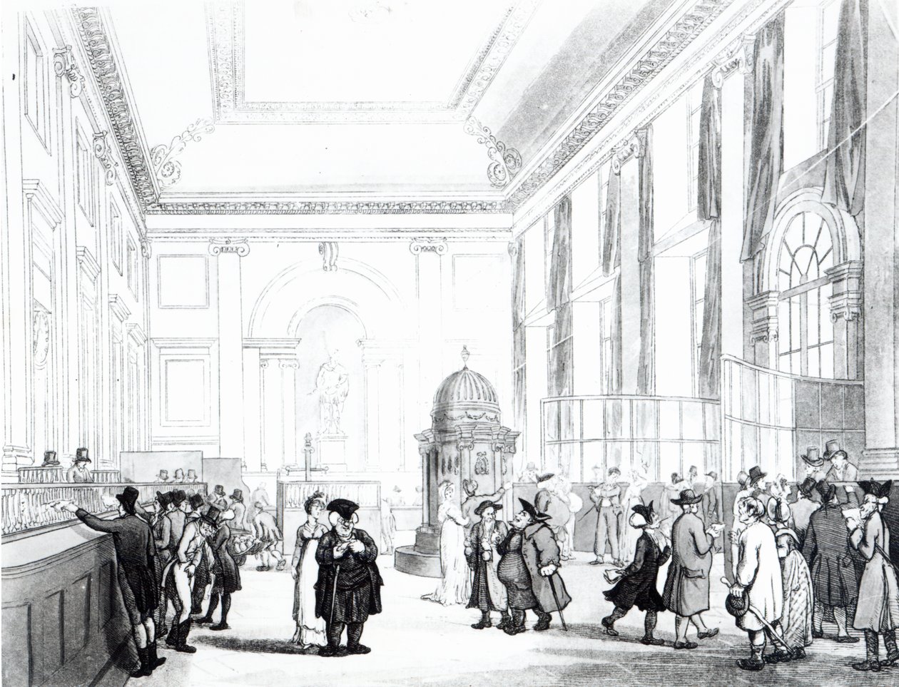 Bank of England, Grote Hal, uit Ackermann