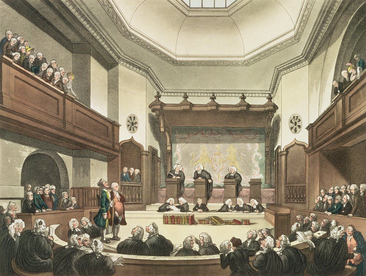 Hof van Gemeen Pleas, Westminster Hall, uit 