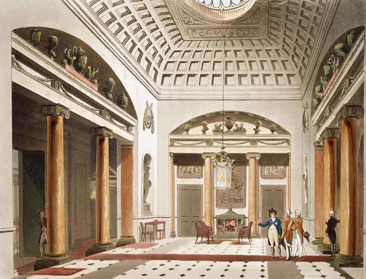 De Hal, Carlton House, uit Ackermann