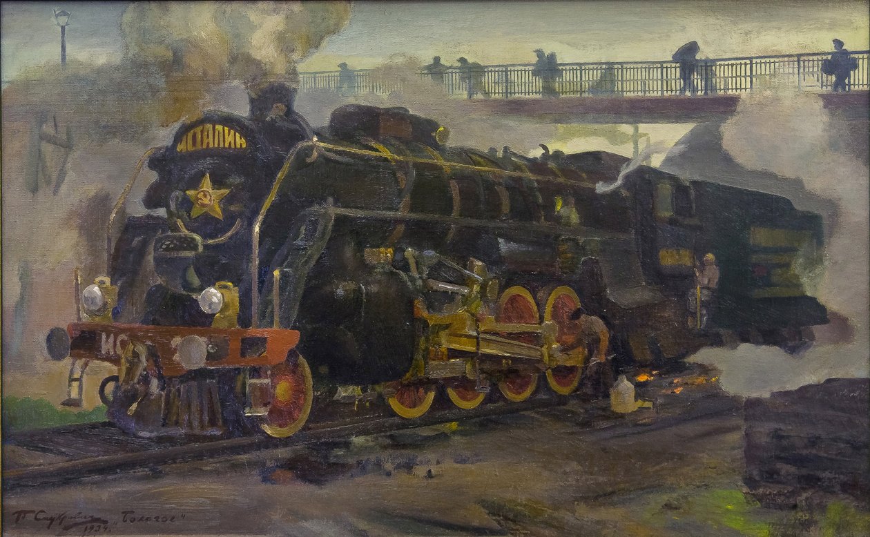 Locomotief IS20 door Pyotr Iosifovich Smukrovich