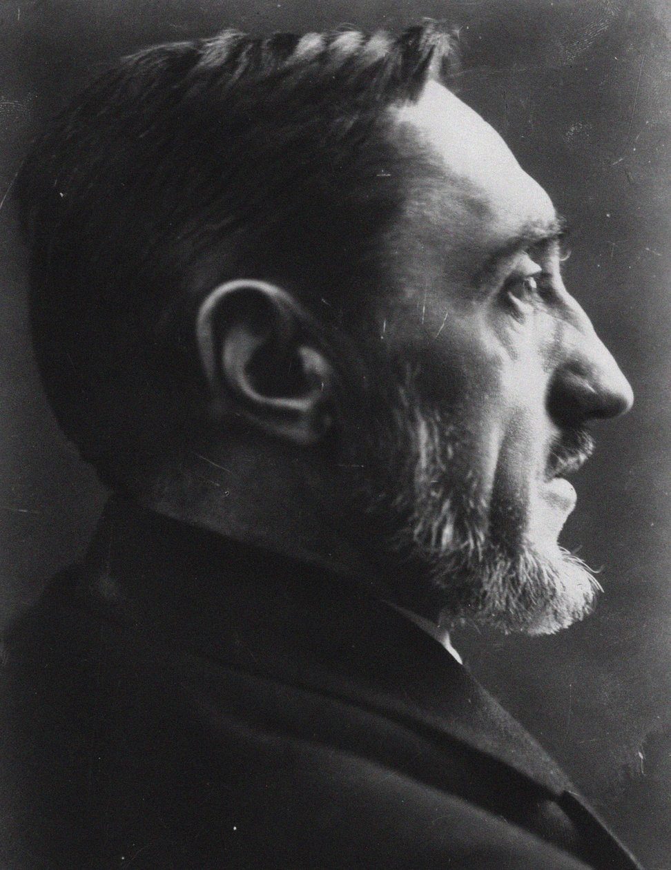 Portret van de schrijver Ivan Sergejevitsj Sjmeljov door Pyotr Ivanovich Shumov