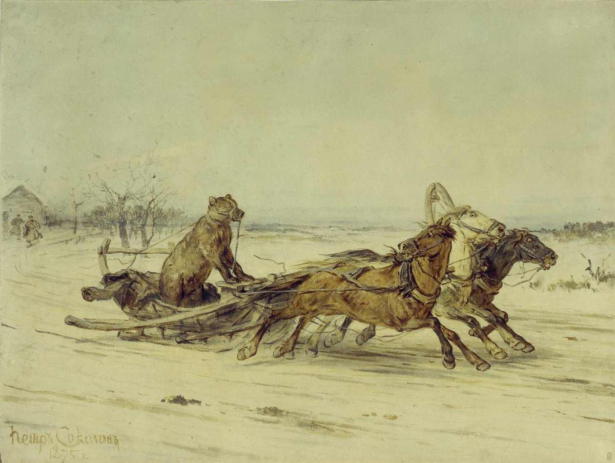 Generaal Toptygin, 1875 door Pyotr Petrovich Sokolov
