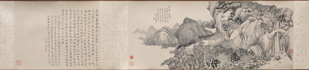 Droomreis naar de berg Tiantai door Qian Du