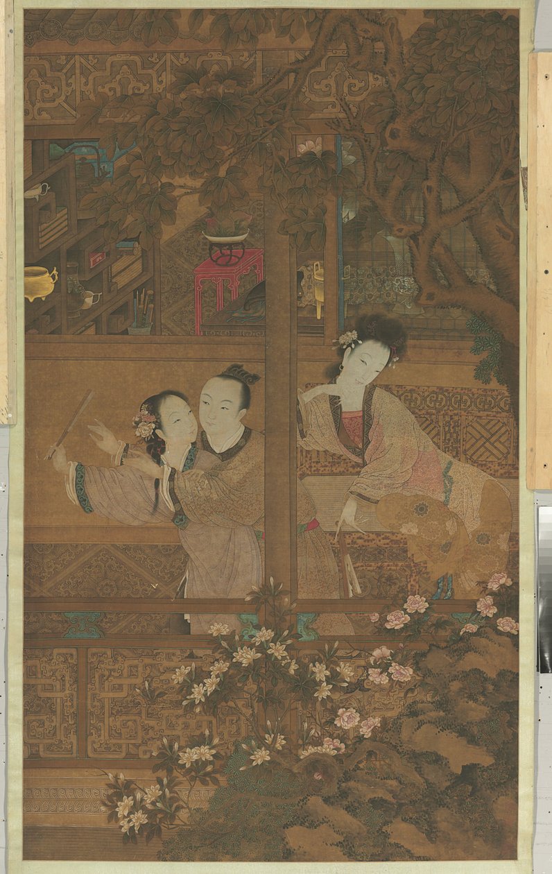 Droom van de Rode Kamer door Qing Dynasty Chinese School