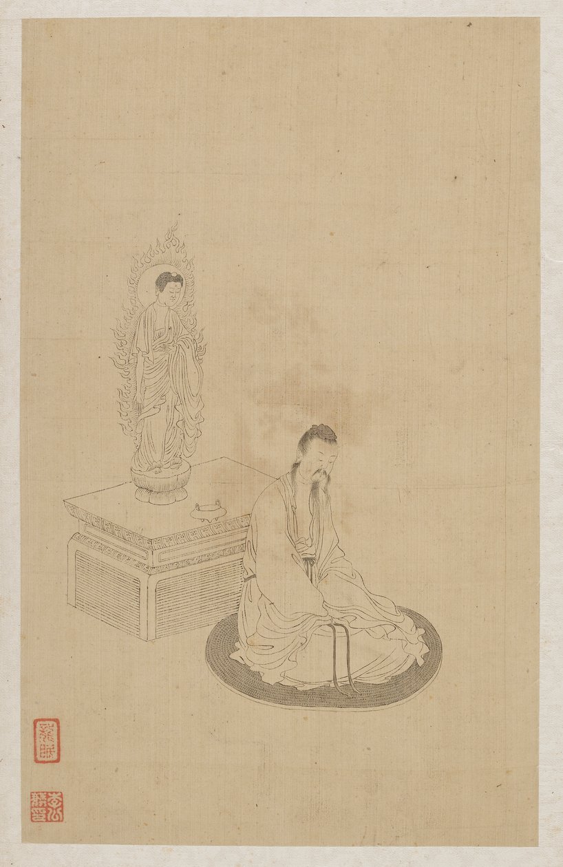 Figuren door Qing Dynasty Chinese School