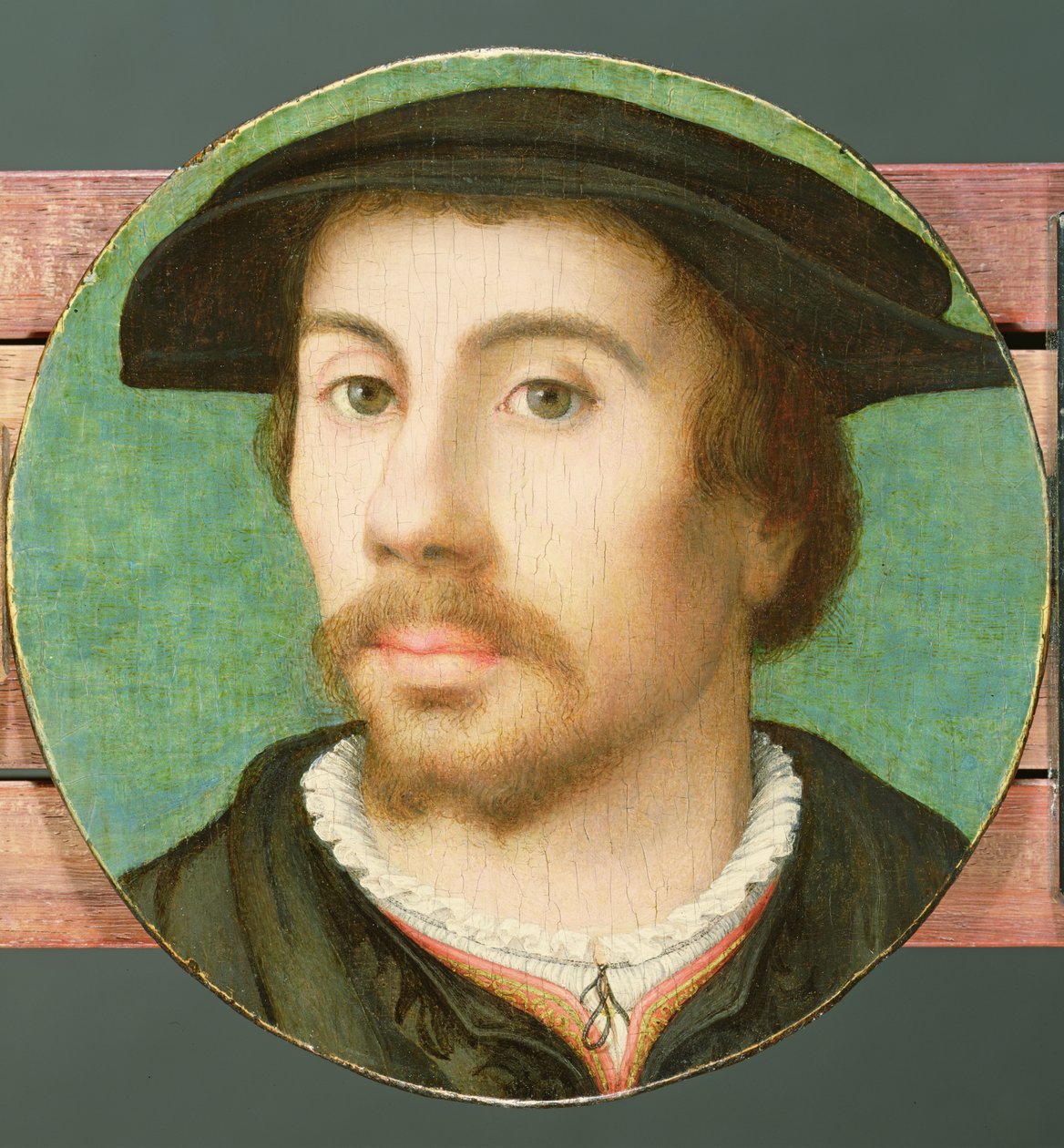 Portret van een man door Quentin Massys or Metsys