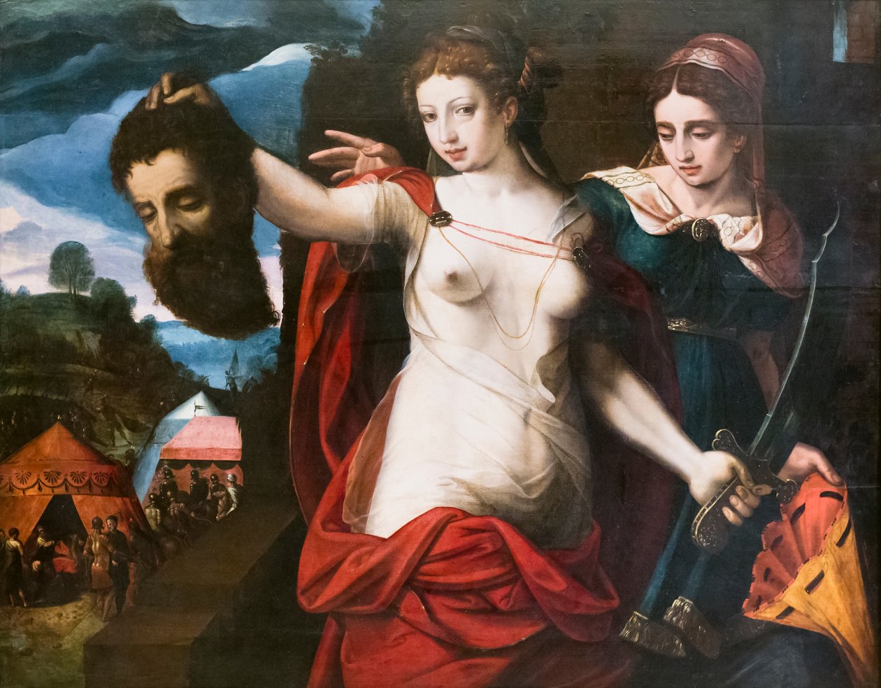 Judith met het hoofd van Holophernes door Quentin Massys or Matsys