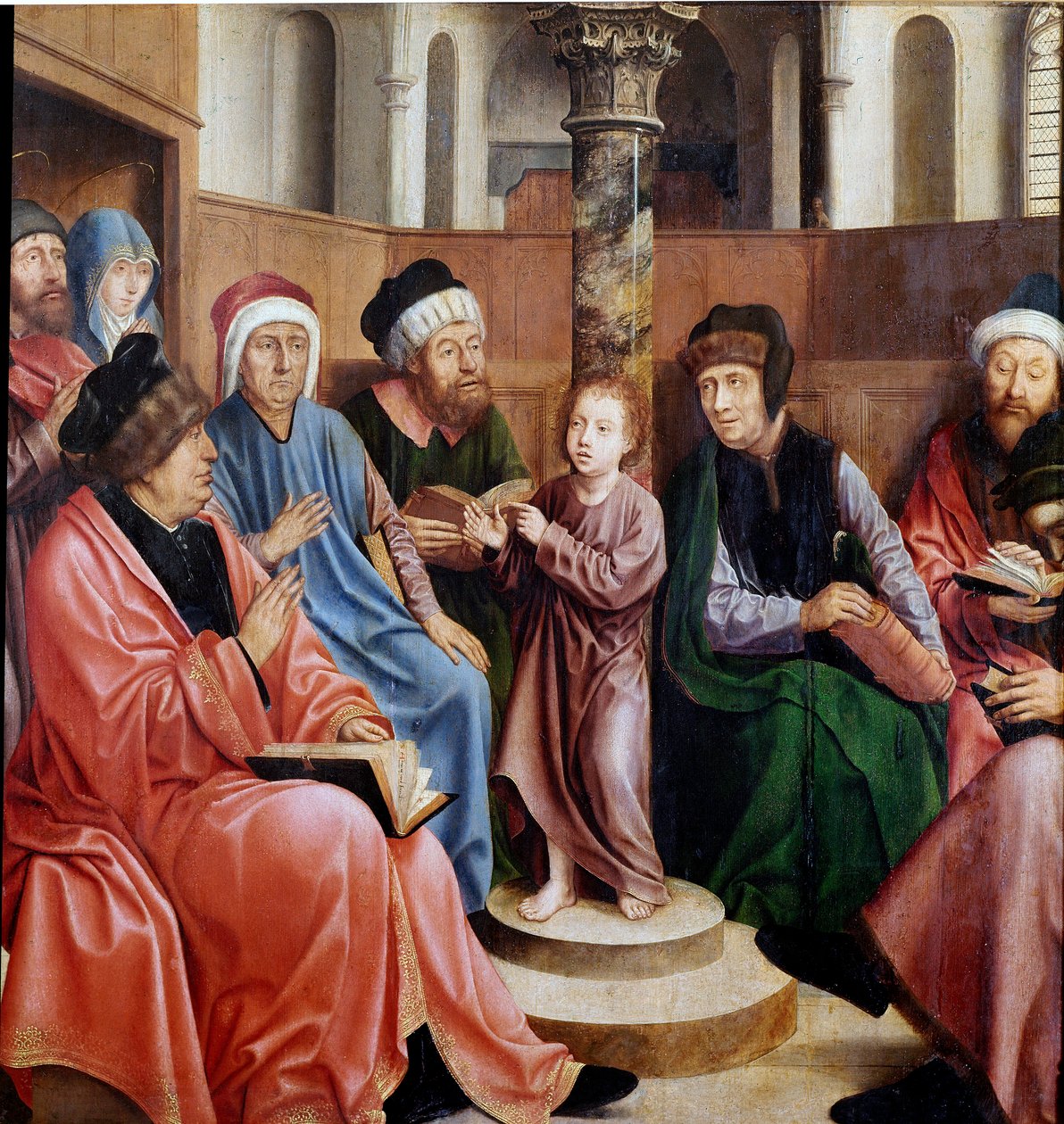 Jezus tussen de dokters door Quentin Massys or Metsys