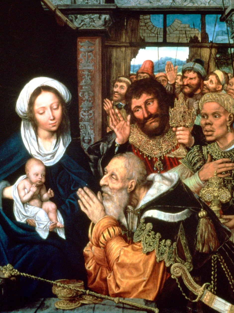 De aanbidding der wijzen door Quentin Metsys I