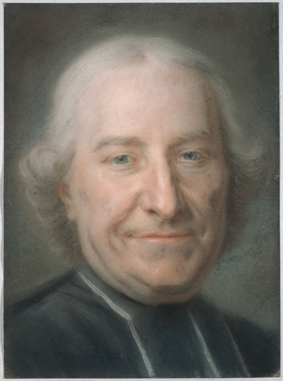 Portret van Claude Charles Deschamps door Quentin de la Latour