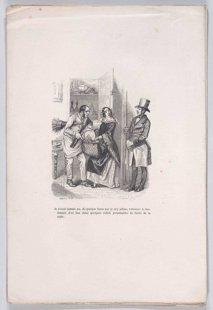 Restanten van de kleine ellende van het menselijk leven (1843) door Quichon