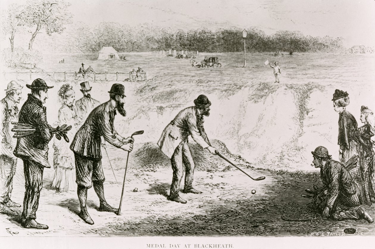 Medaille Dag op Blackheath, illustratie uit de Daily News, 1874 door R. and E. Taylor