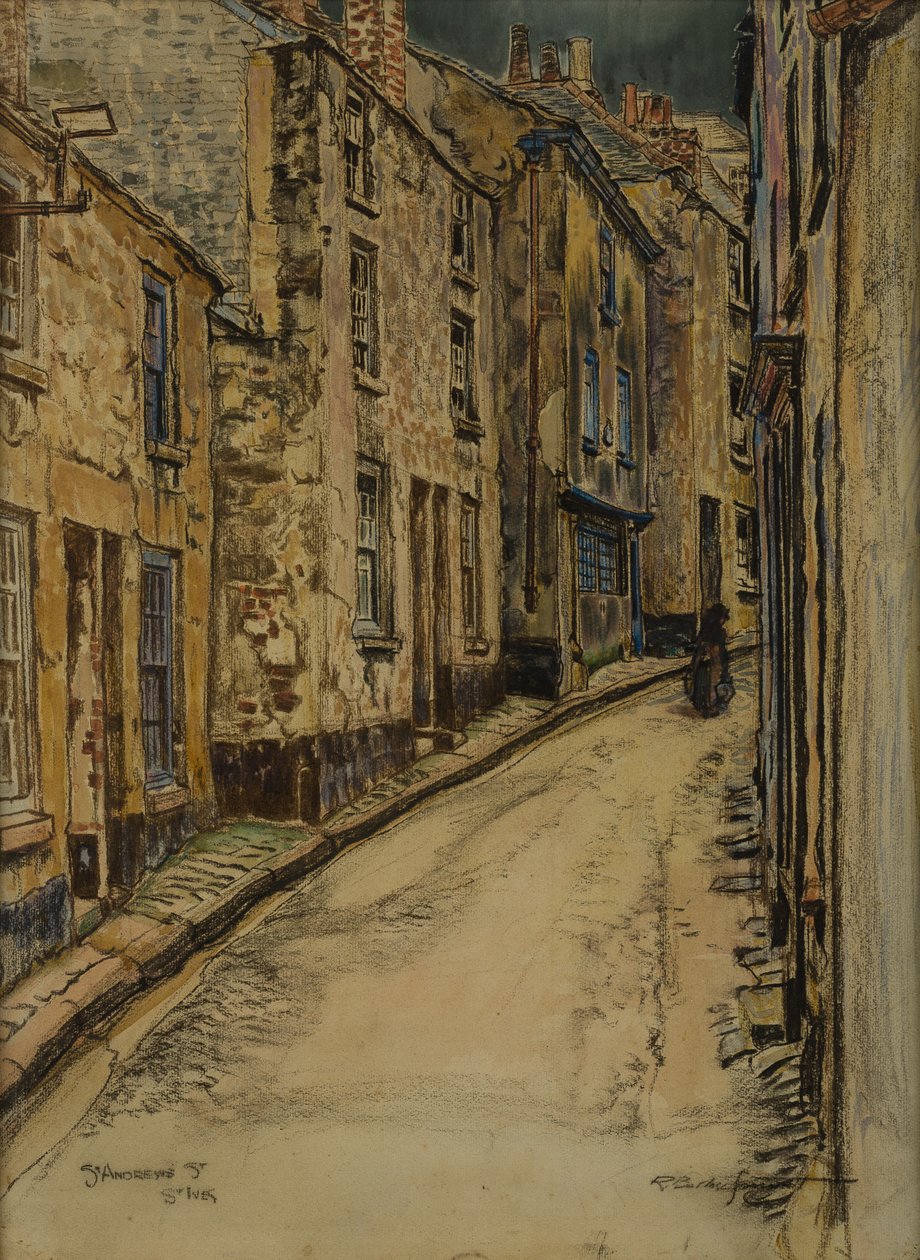 St Andrews Street, St Ives door R. Borlase Smart