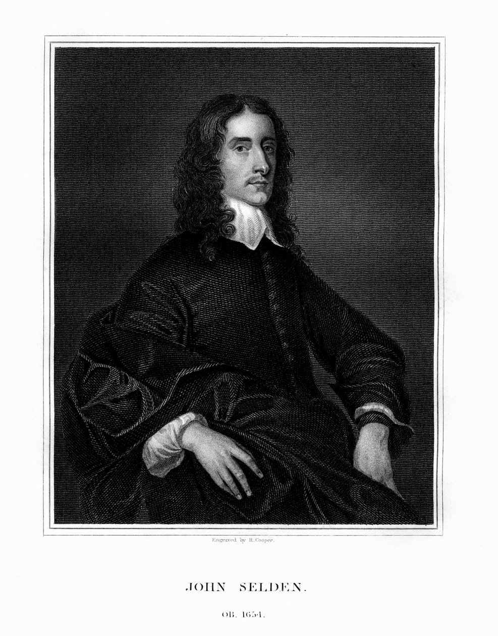 John Selden, Engelse jurist, juridische antiquair en oriëntaalse geleerde, 1823 door R. Cooper