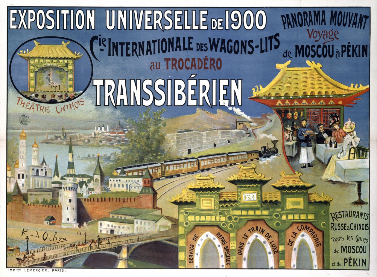 Exposition universelle 1900. Compagnie Internationale des Wagons-Lits, 1900 door Rafael de Ochoa y Madrazo