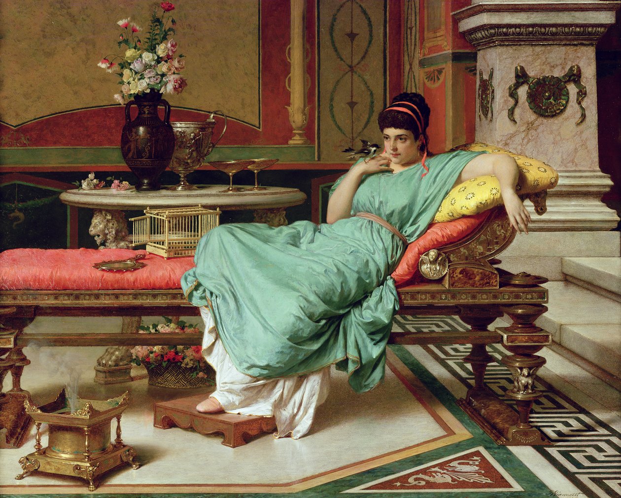Een Pompeiaanse Schoonheid door Raffaele Giannetti