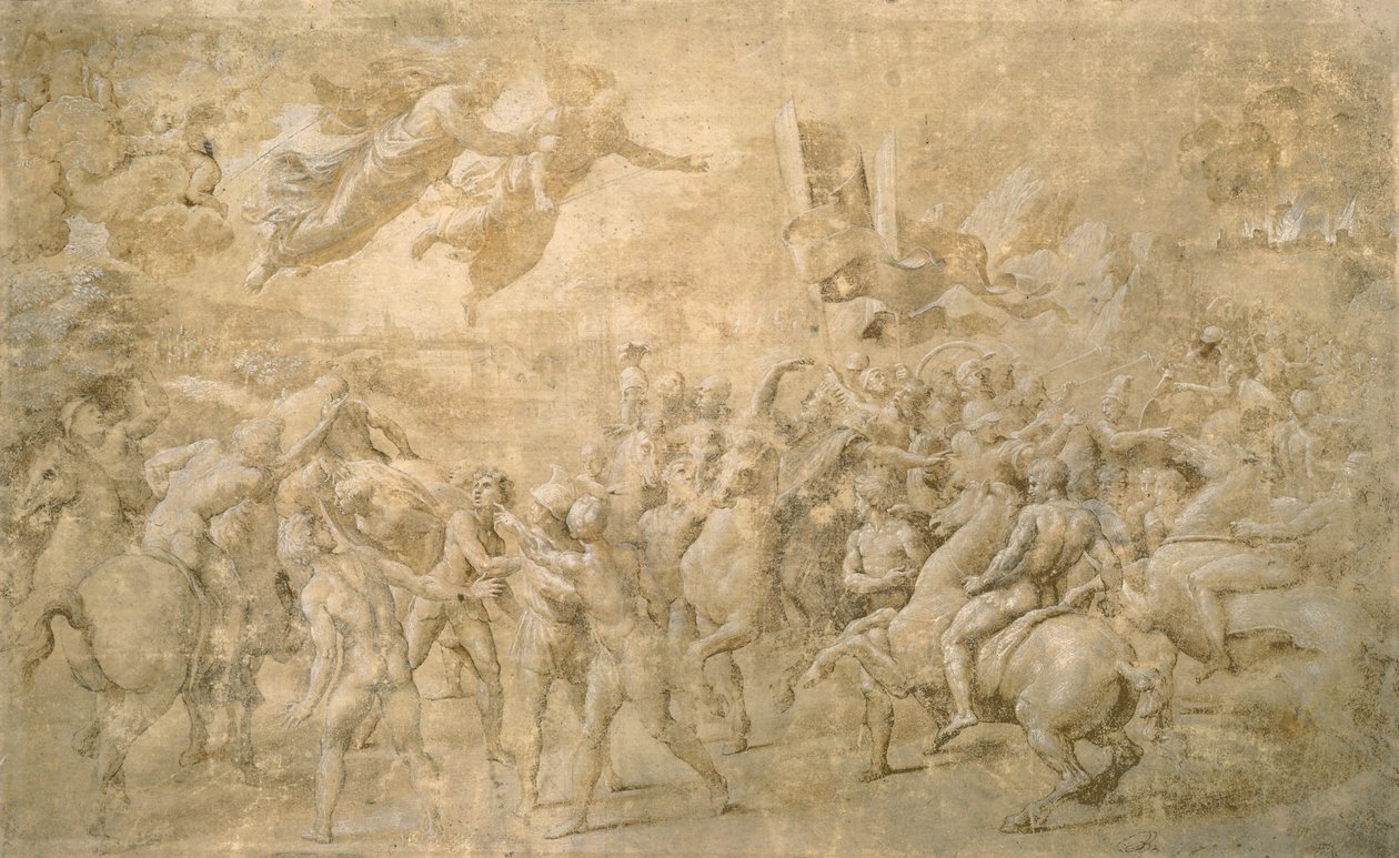 Verschijning van St. Petrus en St. Paulus door Raffaello Sanzio Raphael