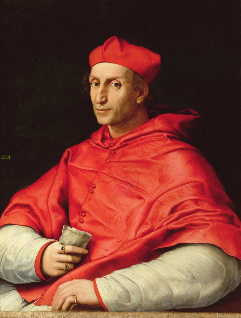 Portret van Kardinaal Dovizzi de Bibbiena door Raffaello Sanzio Raphael