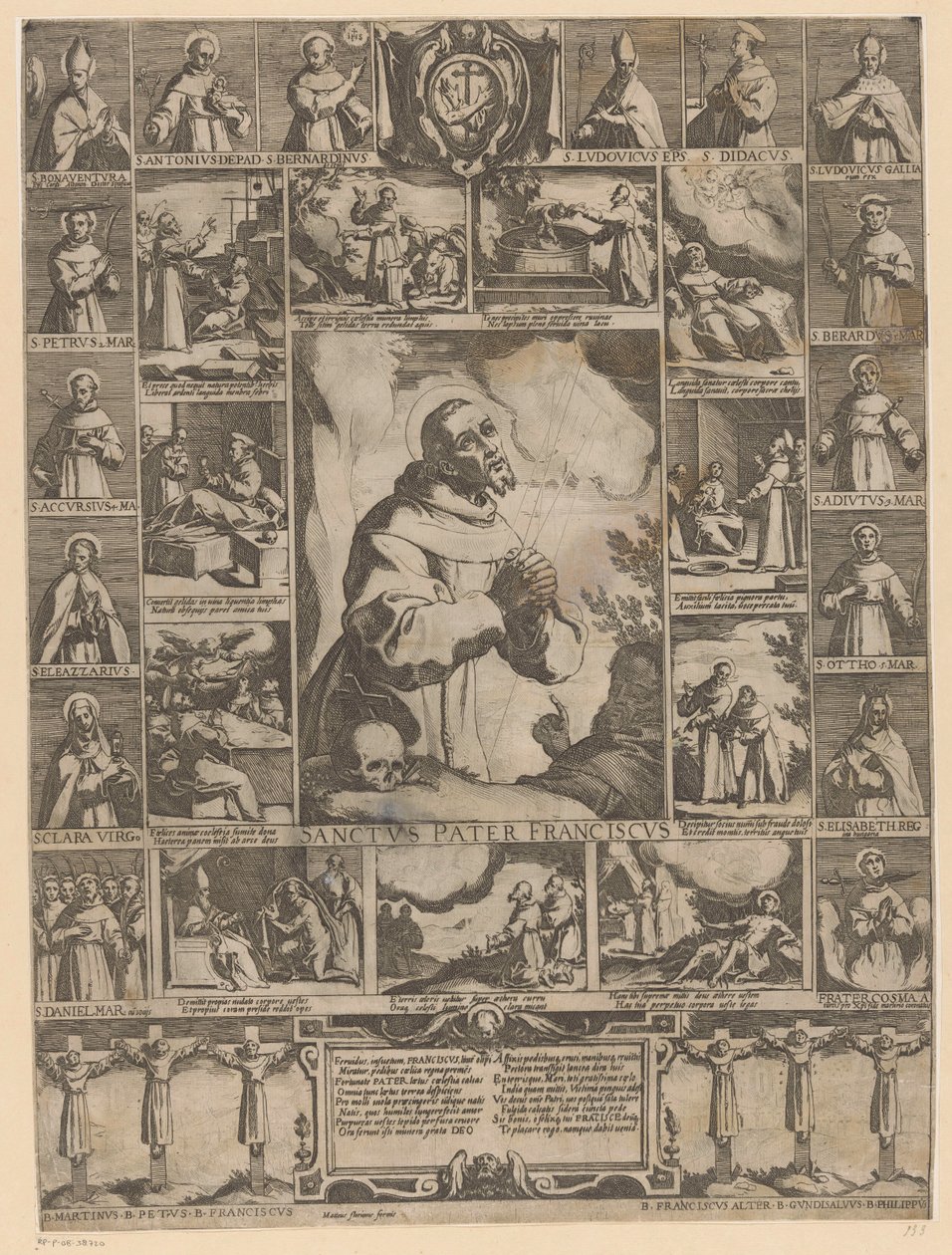 Leven van de heilige Franciscus van Assisi door Raffaello Schiaminossi (possibly)