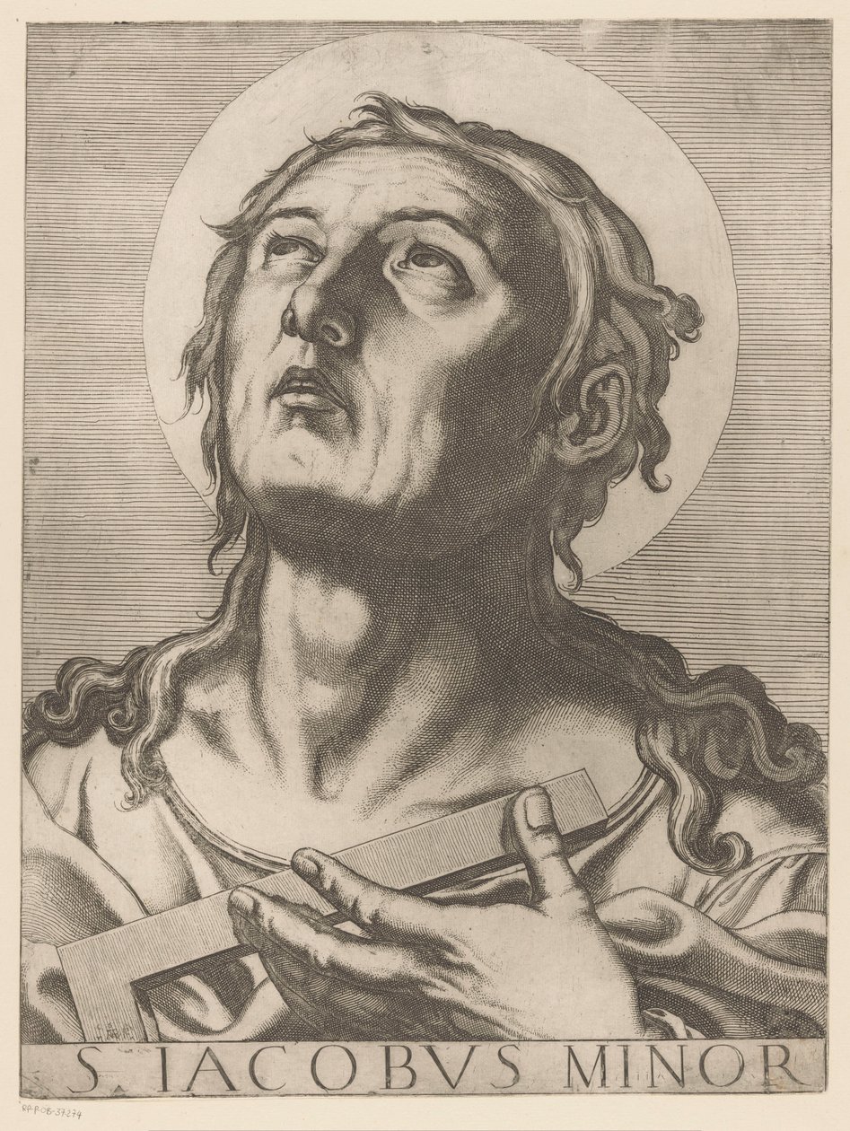 Heilige Jakobus de Mindere door Raffaello Schiaminossi