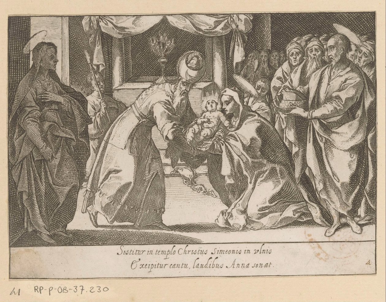 Presentatie van Christus in de tempel door Raffaello Schiaminossi