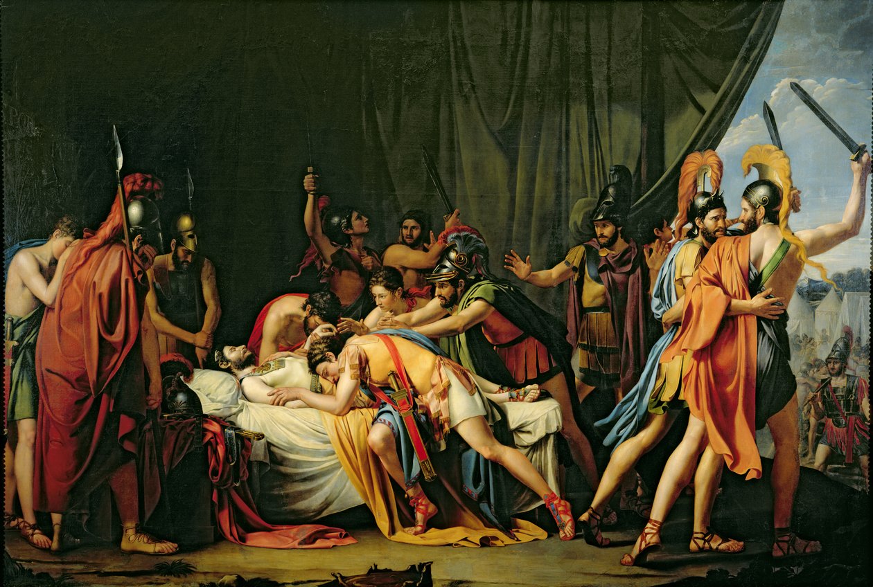 De dood van de rebel, Viriathus (d.139) door Raimundo de Madrazo y Garreta