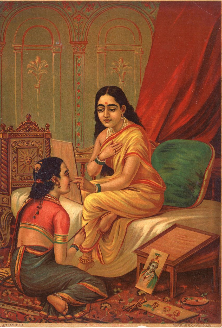 Chitralekha, door Raja Ravi Varma door Raja Ravi Varma