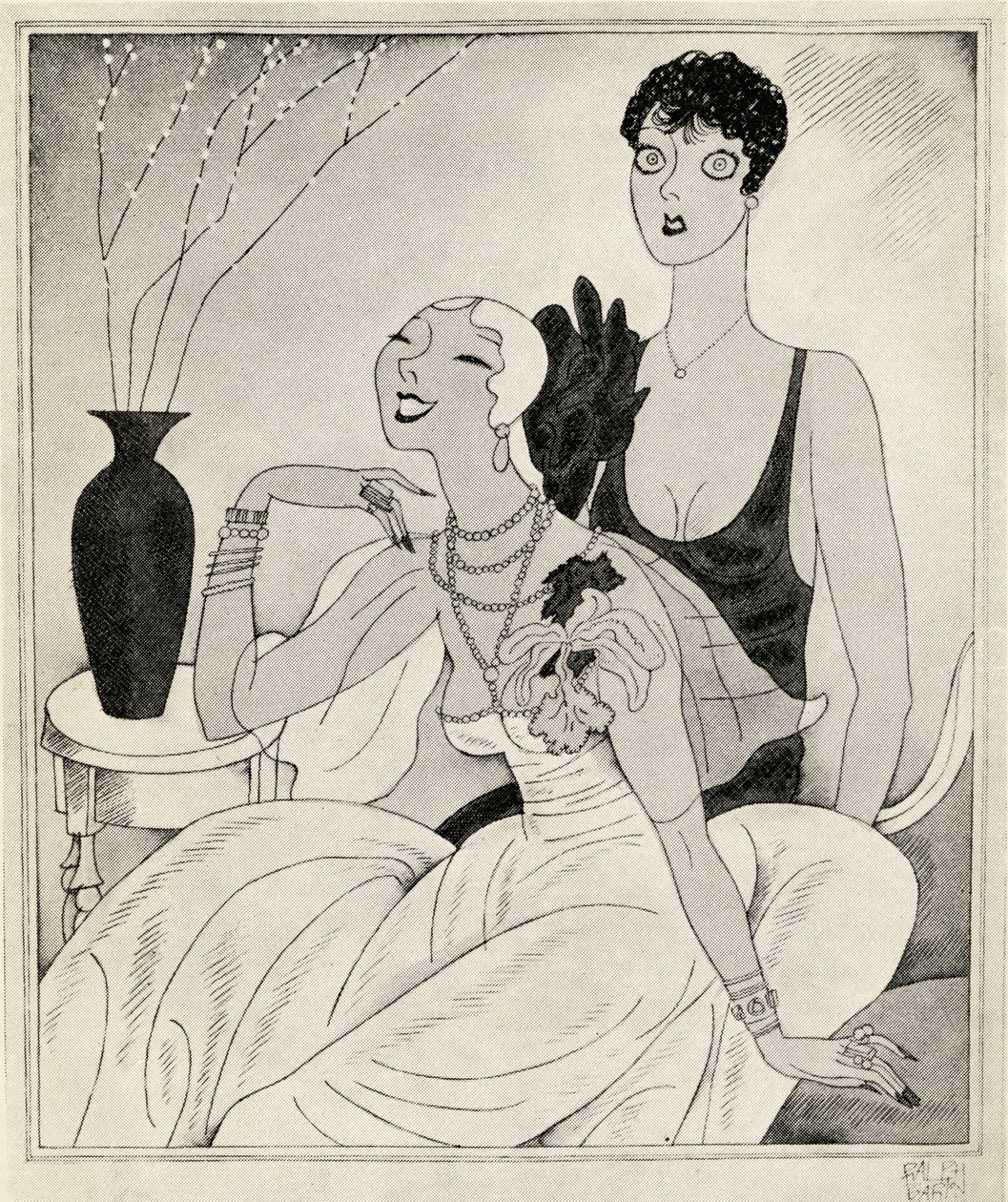 Lorelei en Dorothy, illustratie uit 