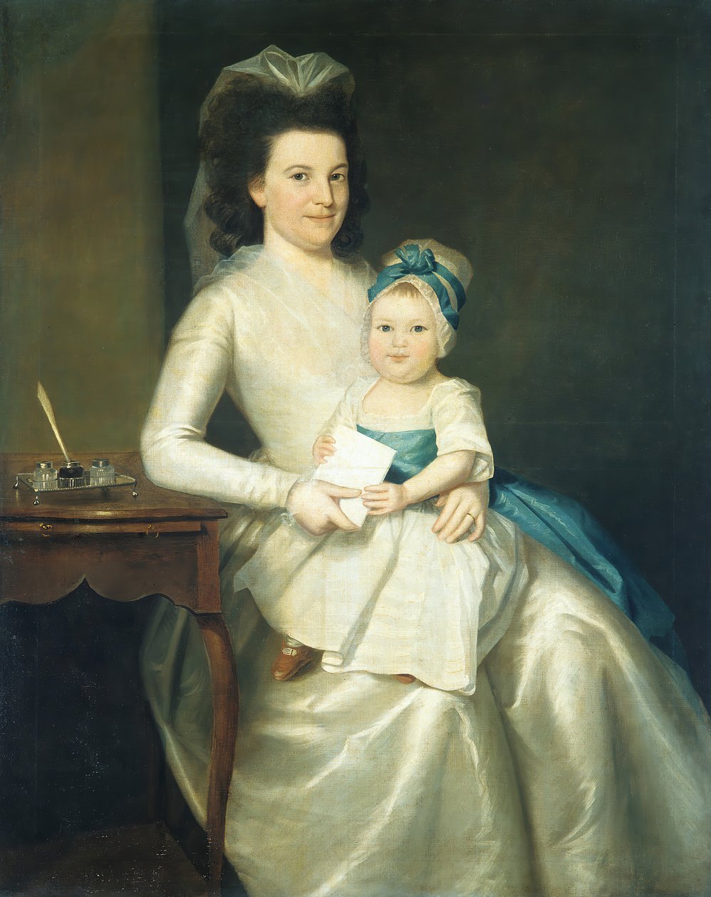 Lady Williams en kind, 1783 door Ralph Earl