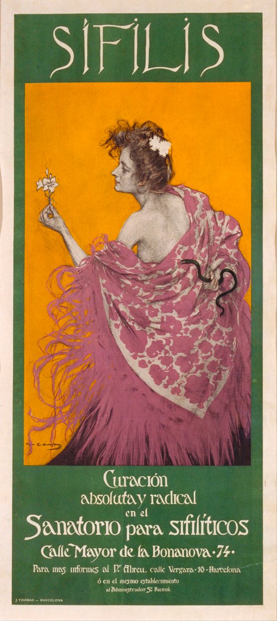 Syfilis (Poster) door Ramón Casas