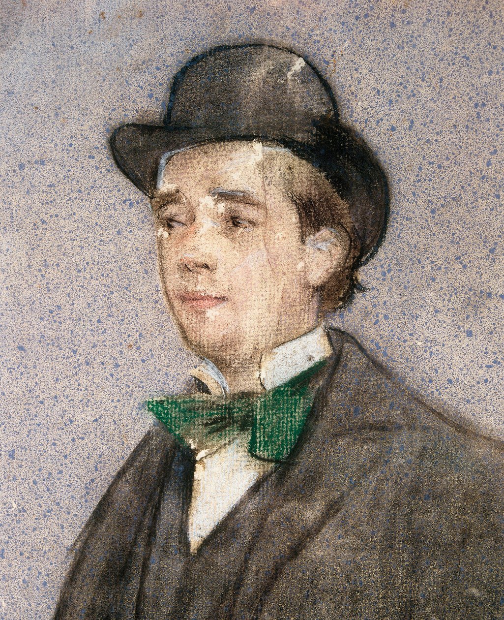 Portret van Adria Gual (1872-1943) Spaanse toneelschrijver door Ramon Casas i Carbo