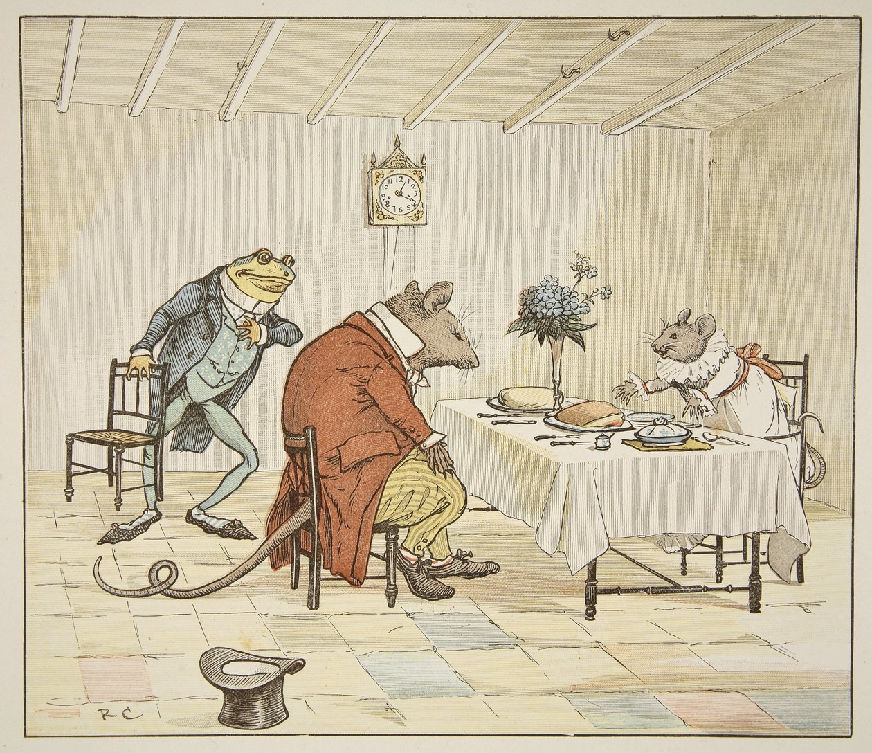 Bid, Juffrouw Muis, Wilt U Ons Wat Bier Geven, Illustratie uit 