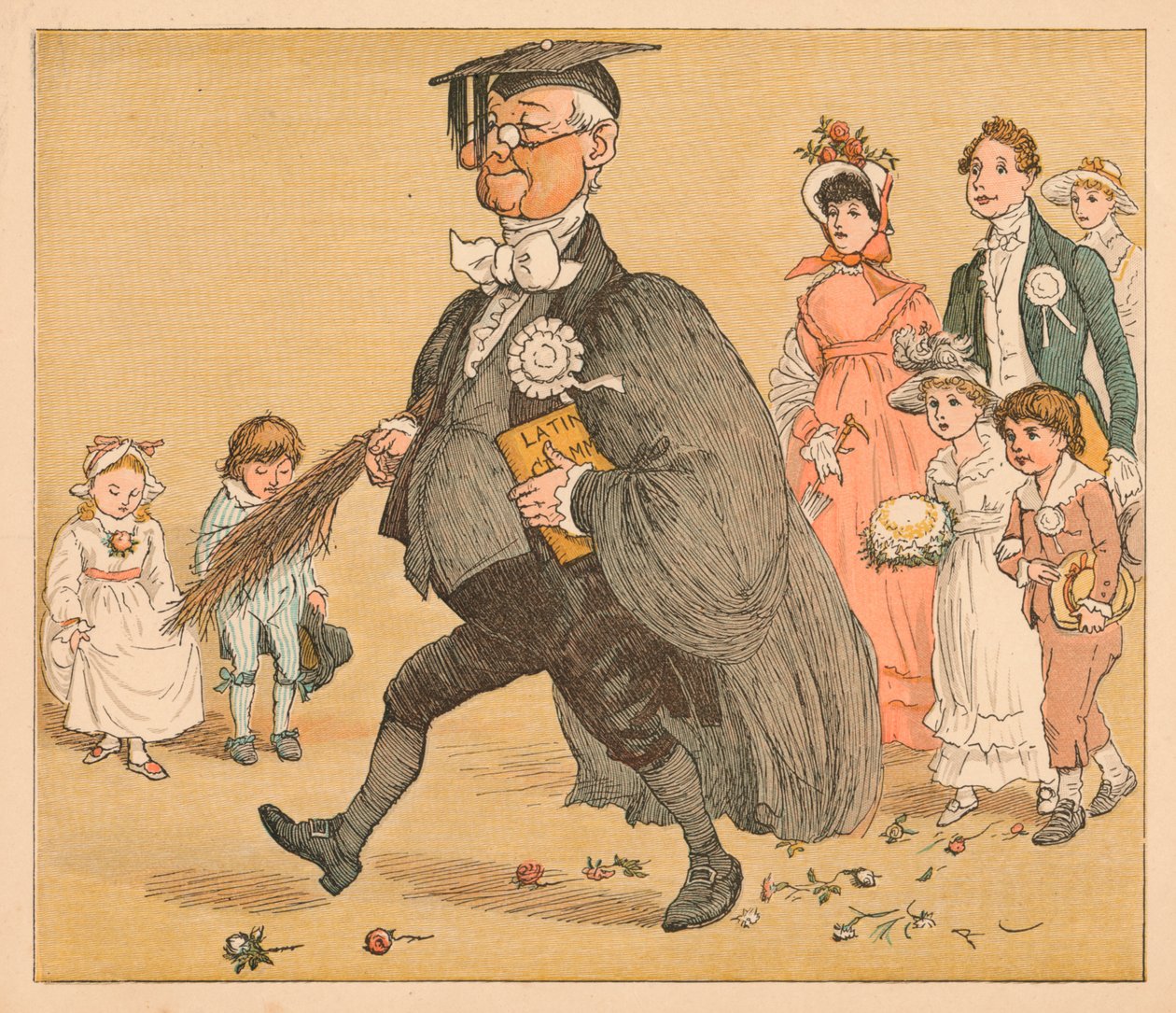 De grote Panjandrum zelf, c1885, 1934 door Randolph Caldecott