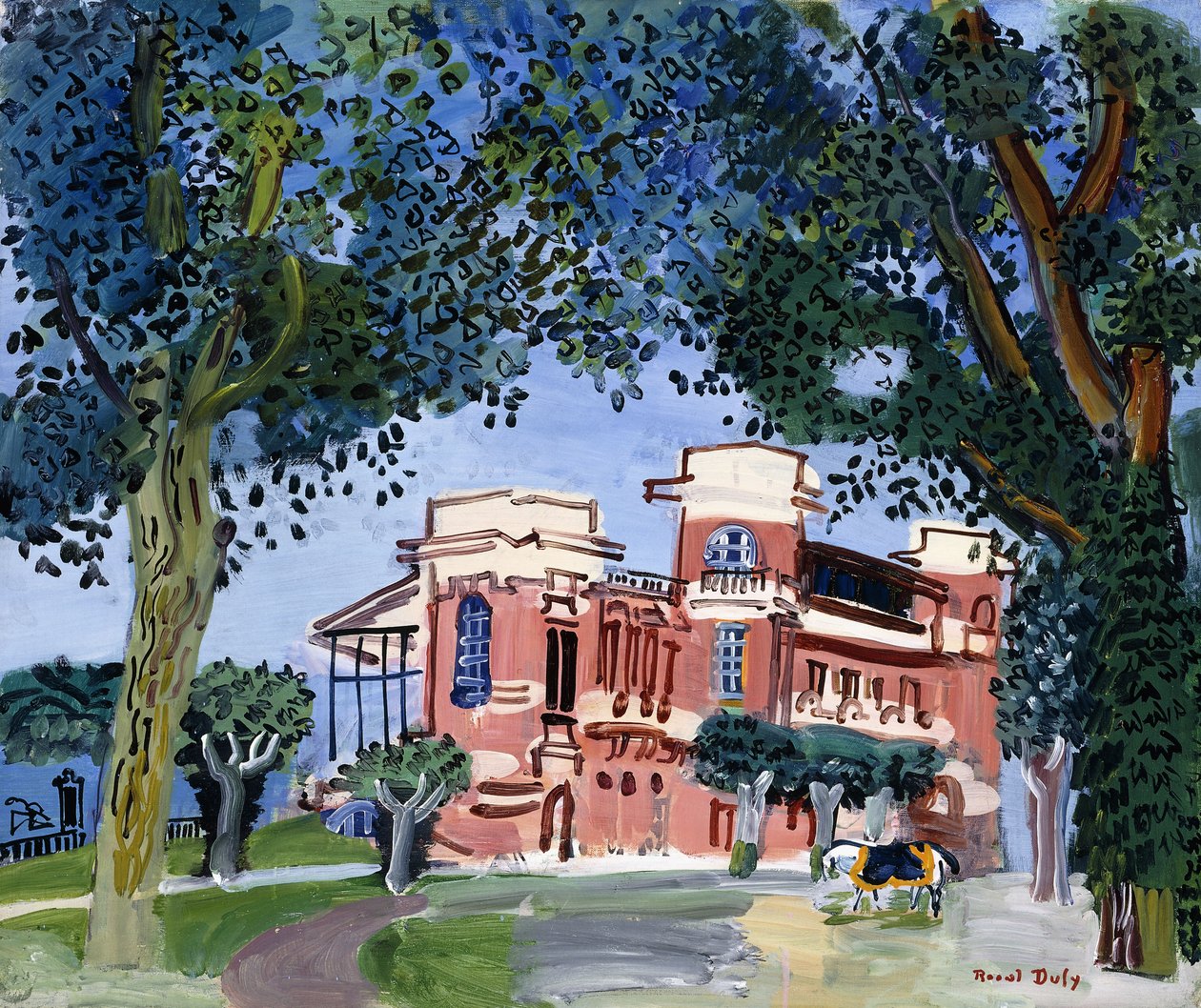 Deauville (de paddock) door Raoul Dufy