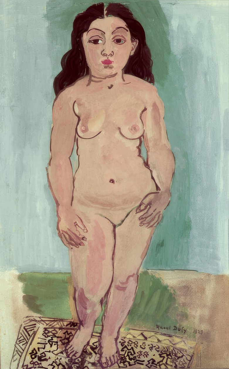 Naakte vrouw door Raoul Dufy