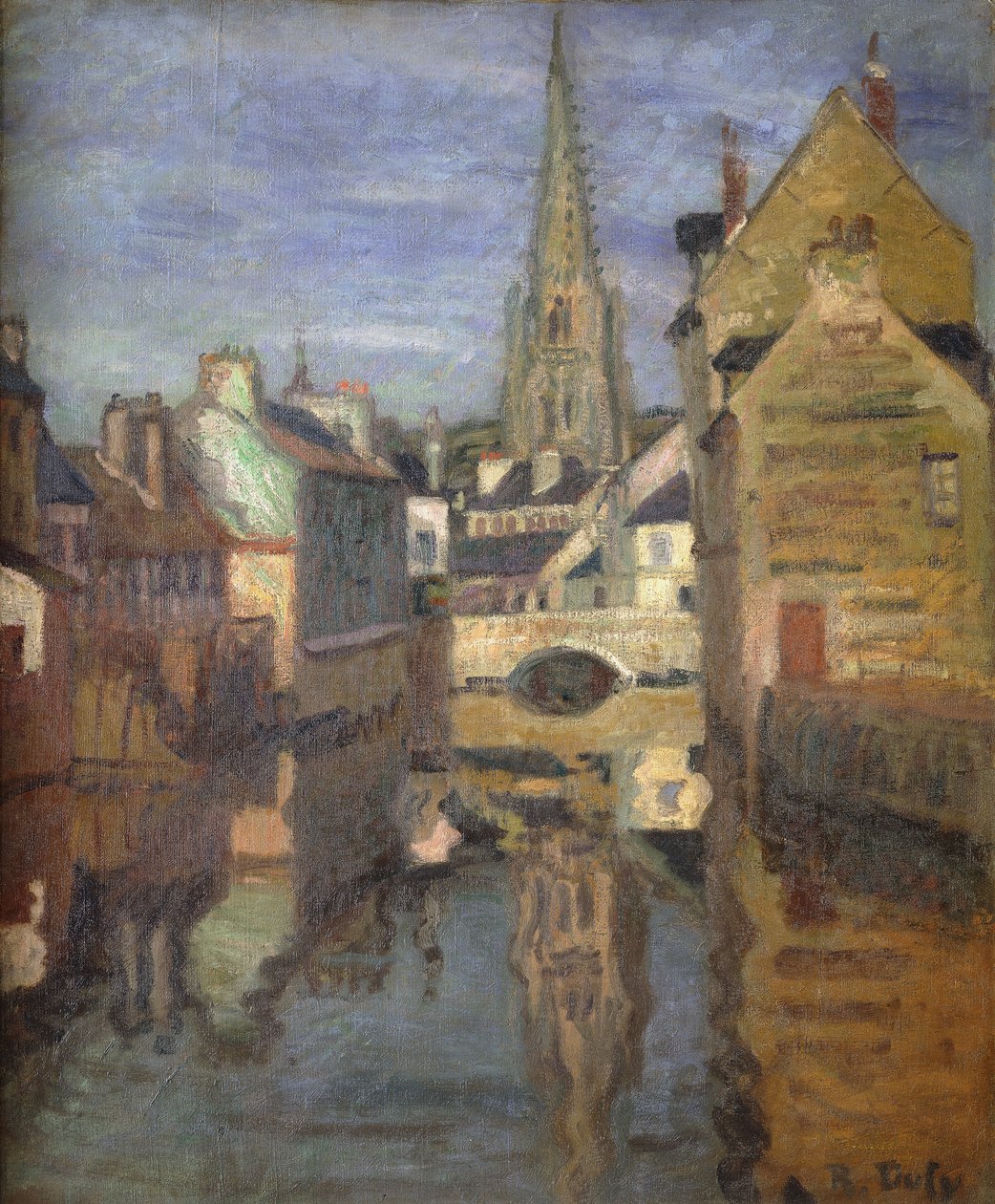 Harfleur door Raoul Dufy