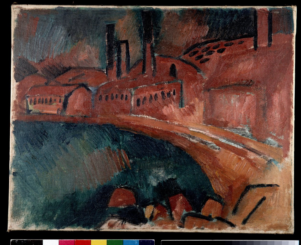 La Tuilerie saint Henri of de fabriek Industrieel landschap door Raoul Dufy