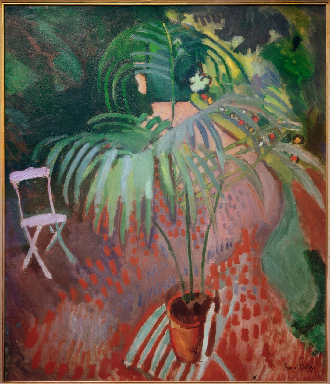 De kleine palmboom door Raoul Dufy