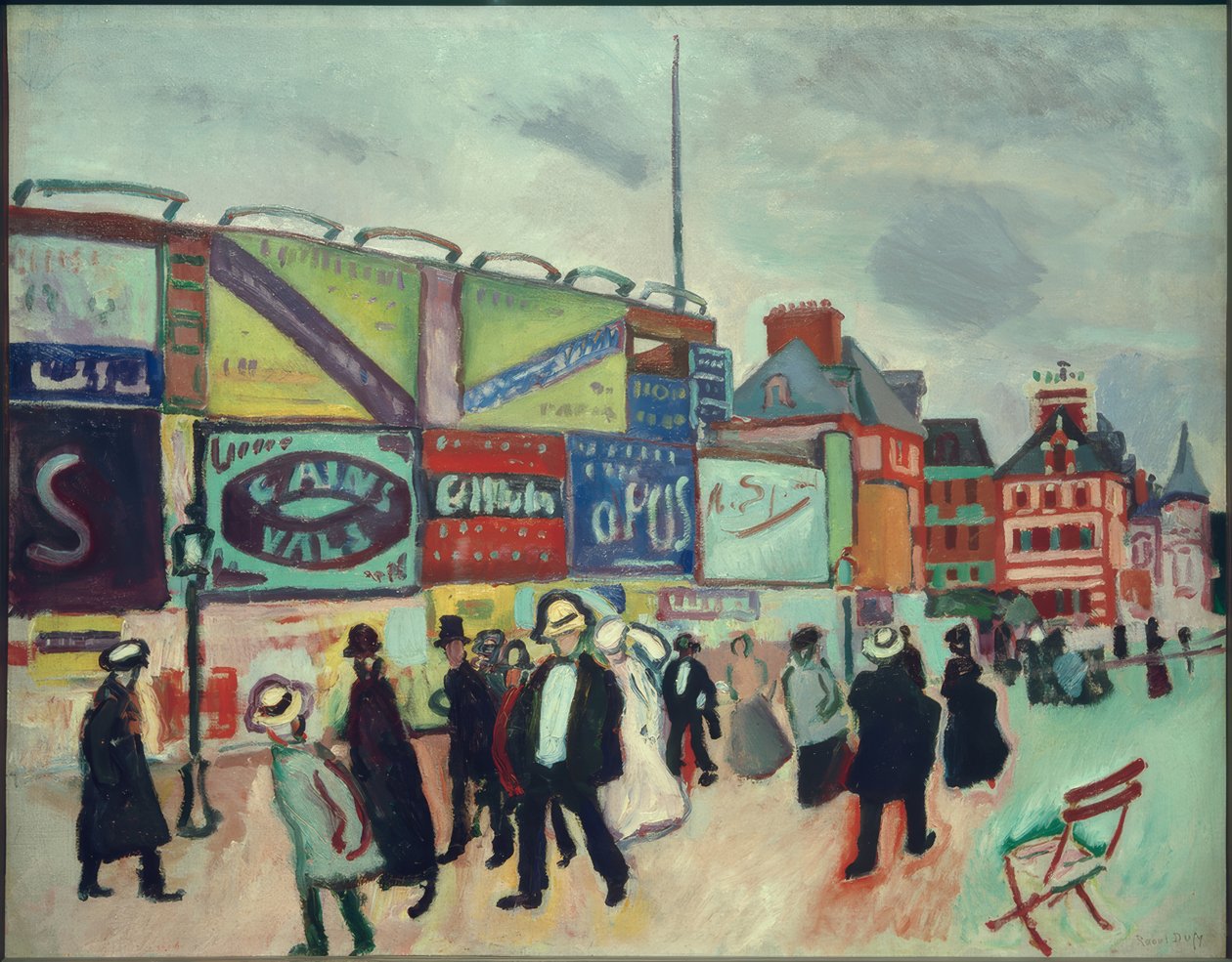 Posters in Trouville door Raoul Dufy