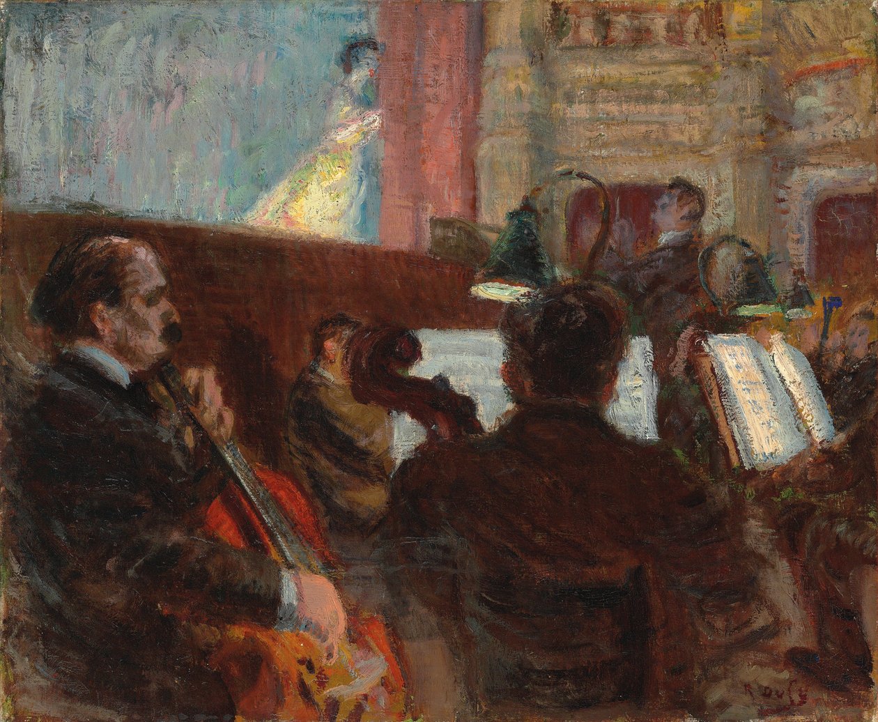 Het orkest van Le Havre door Raoul Dufy
