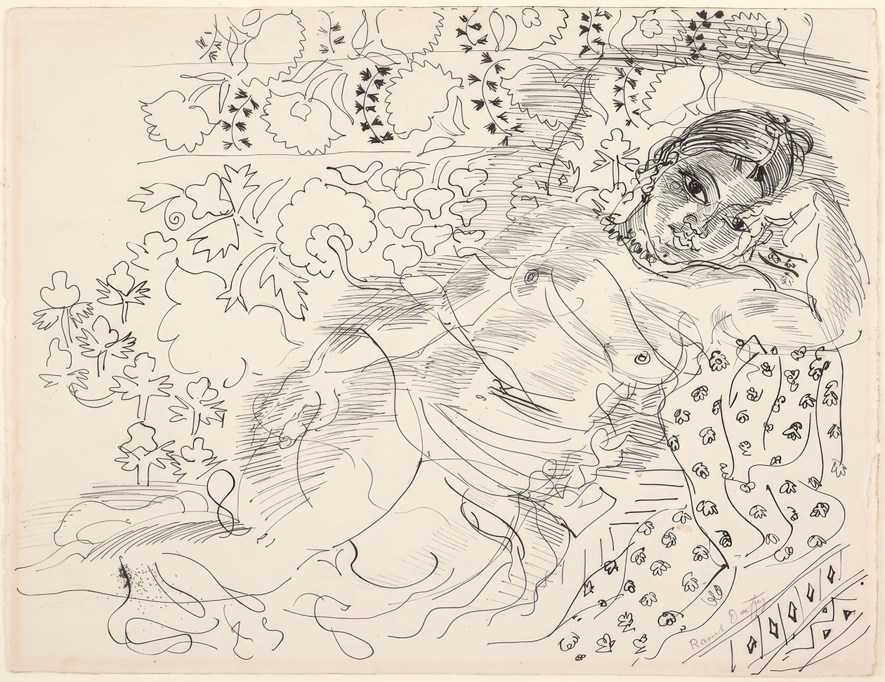 Perzisch model door Raoul Dufy