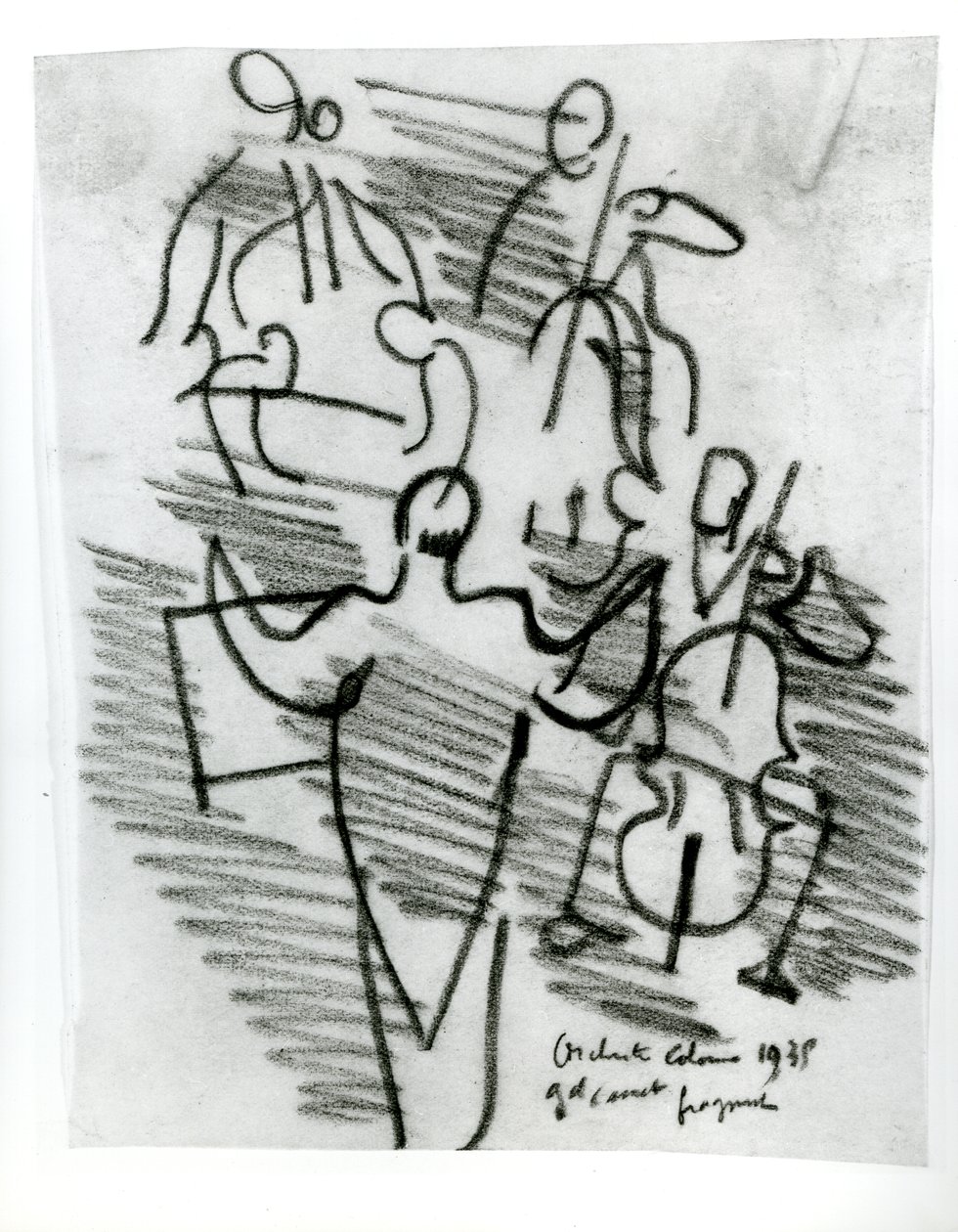 Orkest Colonne door Raoul Dufy