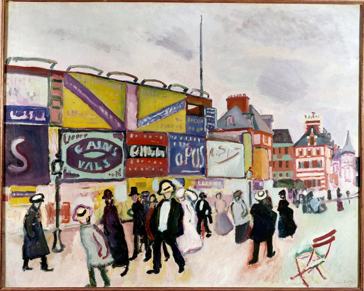 Posters in Trouville door Raoul Dufy