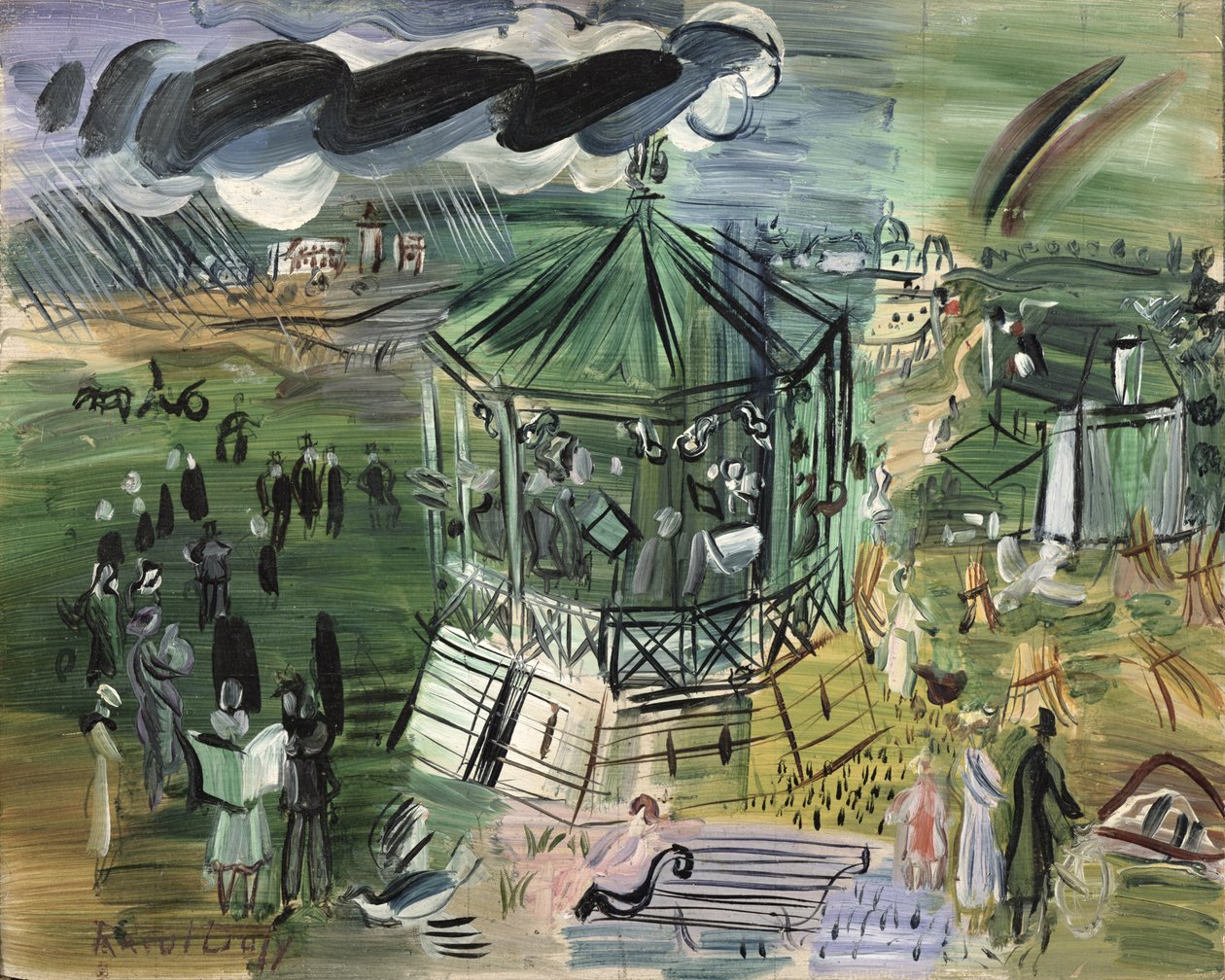 Zondag, Muziek op het Platteland door Raoul Dufy