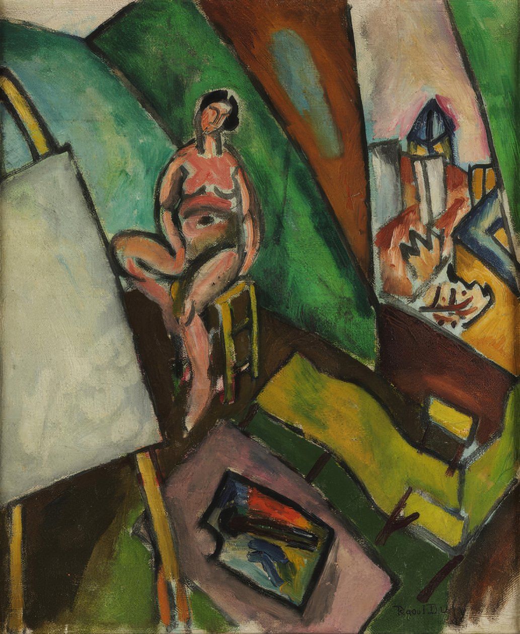 De studio door Raoul Dufy